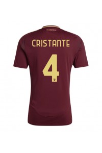 Fotbalové Dres AS Roma Bryan Cristante #4 Domácí Oblečení 2024-25 Krátký Rukáv